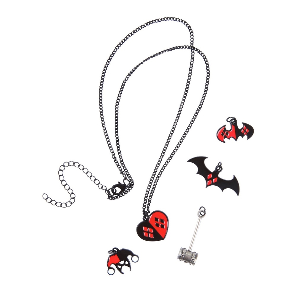 FWB 💝 Harley Quinn Multi-Charm Necklace